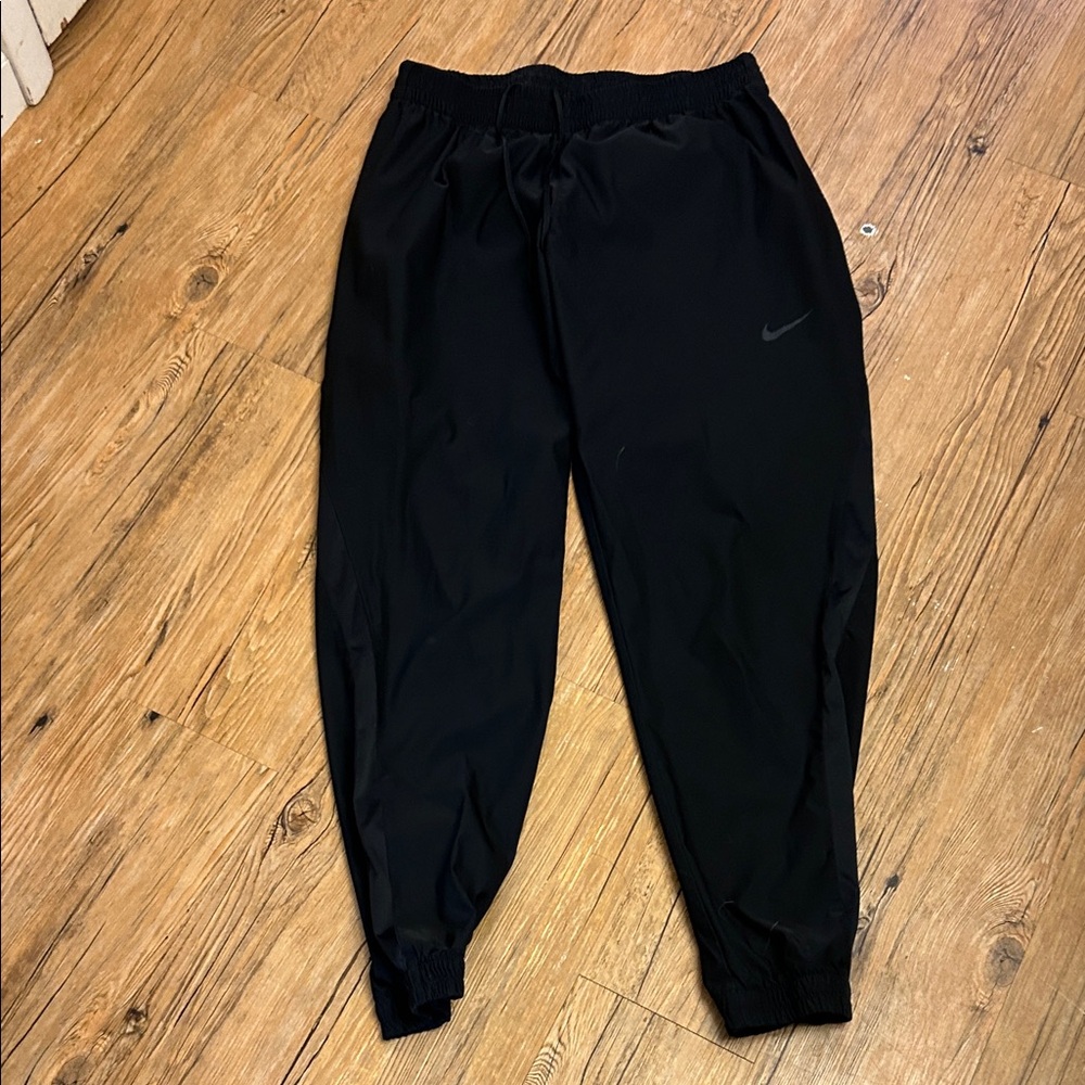 Nike Black Jogger Pants with Logo Large
